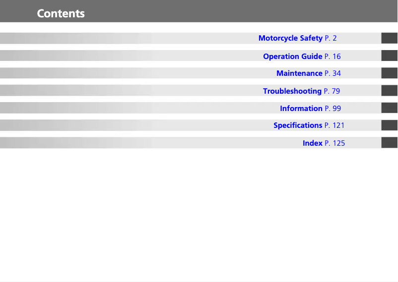 Page 1 de la notice Manuel utilisateur Honda Gold Wing Valkyrie GL1800 (2015)