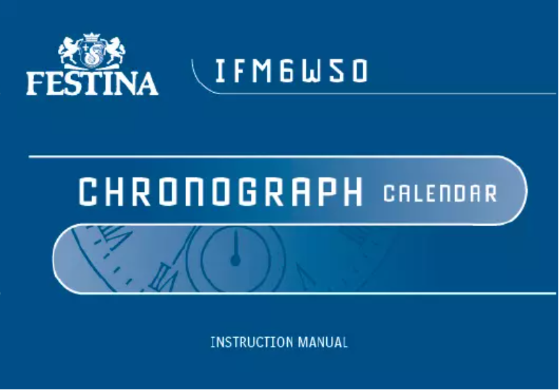 Page 1 de la notice Manuel utilisateur Festina F6775