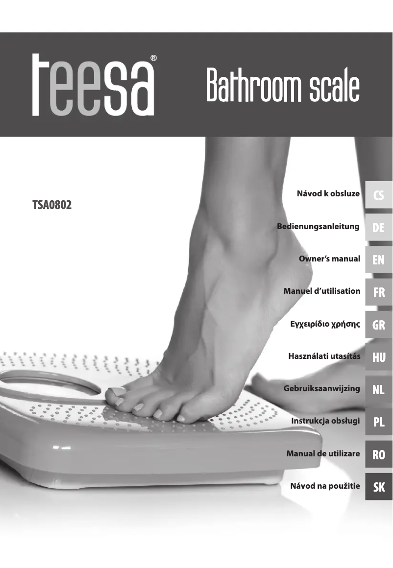 Page 1 de la notice Manuel utilisateur Teesa TSA0802