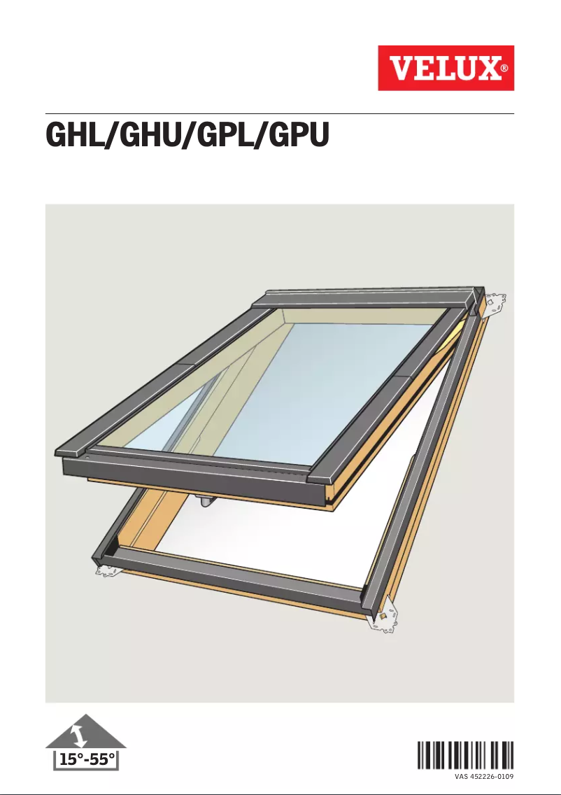 Page 1 de la notice Manuel utilisateur Velux GHL
