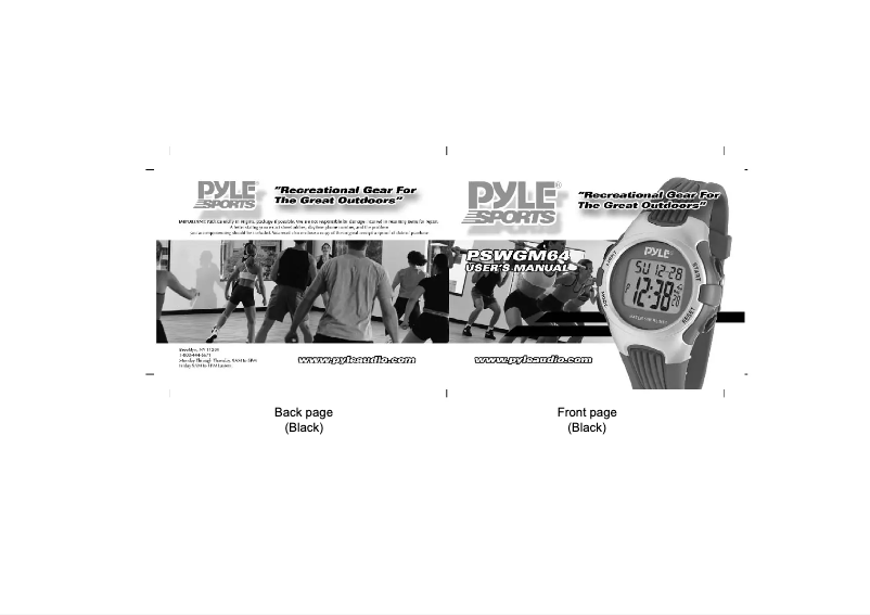 Image de la première page du manuel de l'appareil PSWGM64S