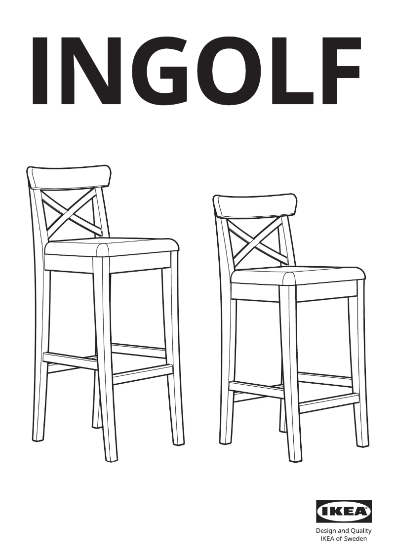 Page 1 de la notice Manuel utilisateur Ikea INGOLF 304.787.45