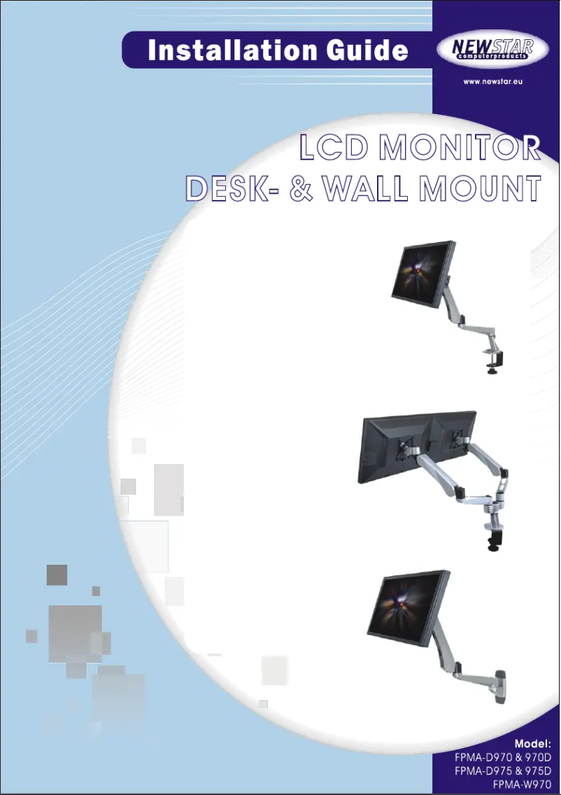 Page n°1 - Manuel utilisateur Newstar FPMA-D970D