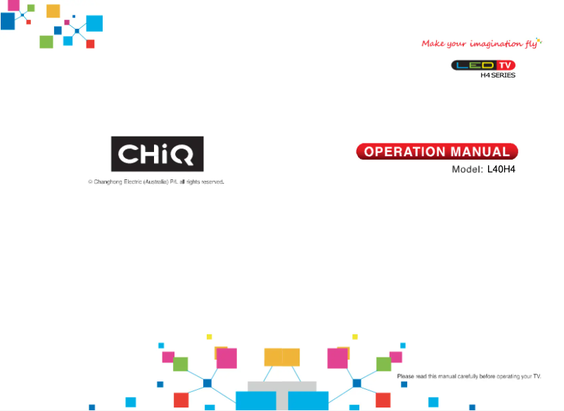 Page 1 de la notice Manuel utilisateur CHiQ L40H4