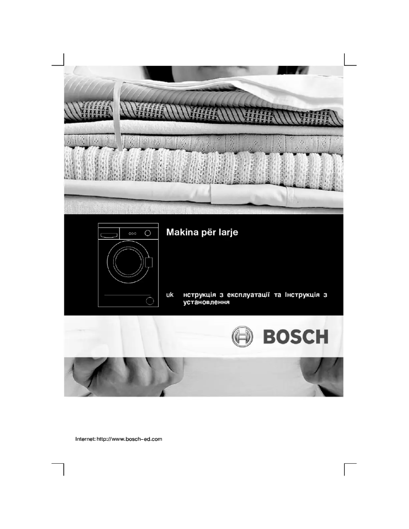Página 1 del manual Manual de usuario Bosch WAA2016KBY