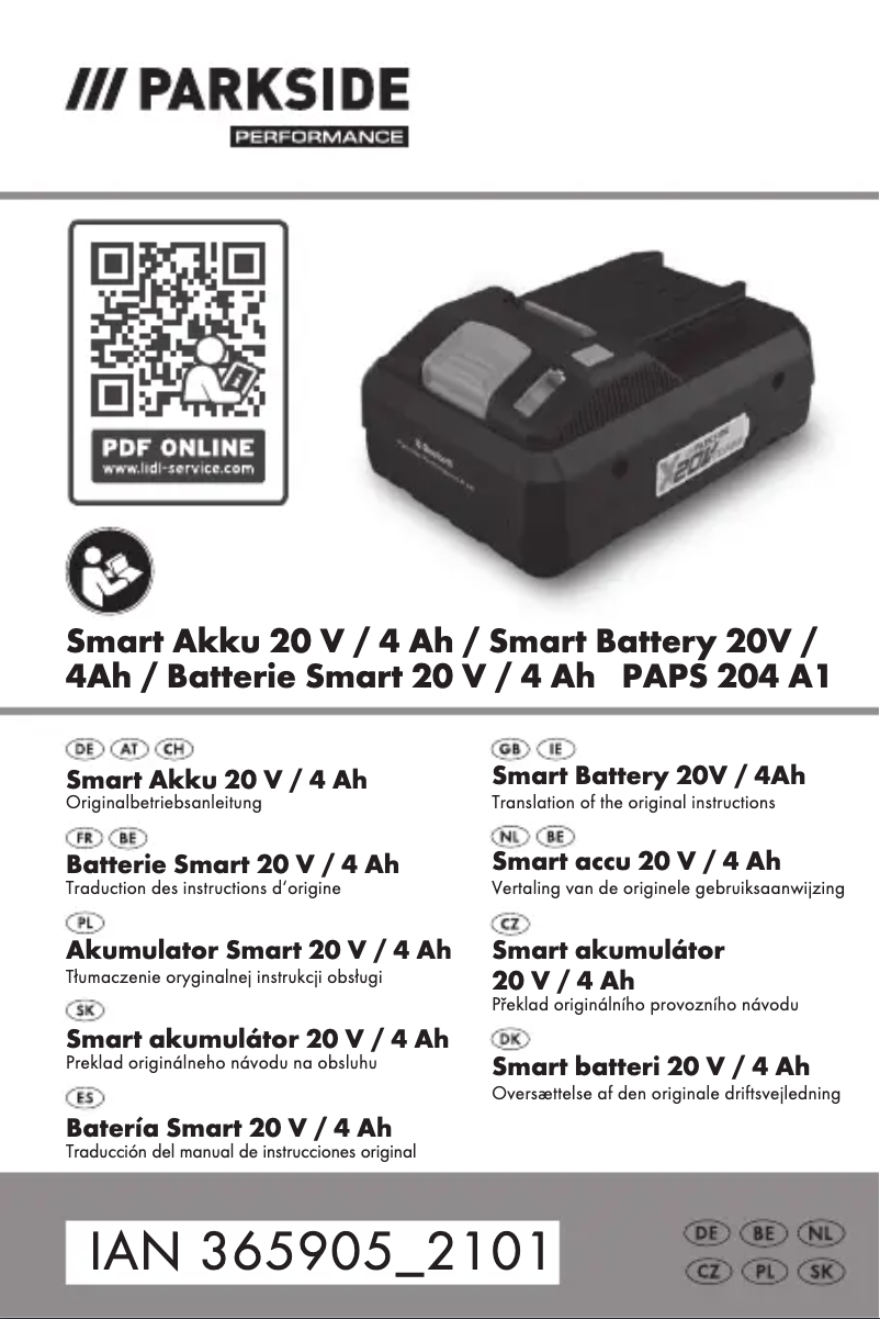 Image de la première page du manuel de l'appareil PAPS 204 A1