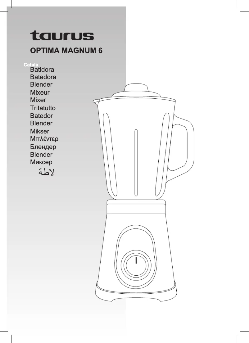 Página 1 del manual Manual de usuario Taurus Optima Magnum 6