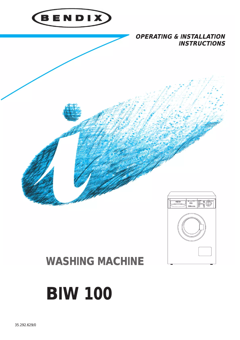 Page n°1 - Manuel utilisateur Bendix BIW 100