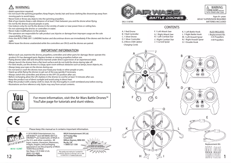 Page n°1 - Manuel utilisateur Air Wars 518785