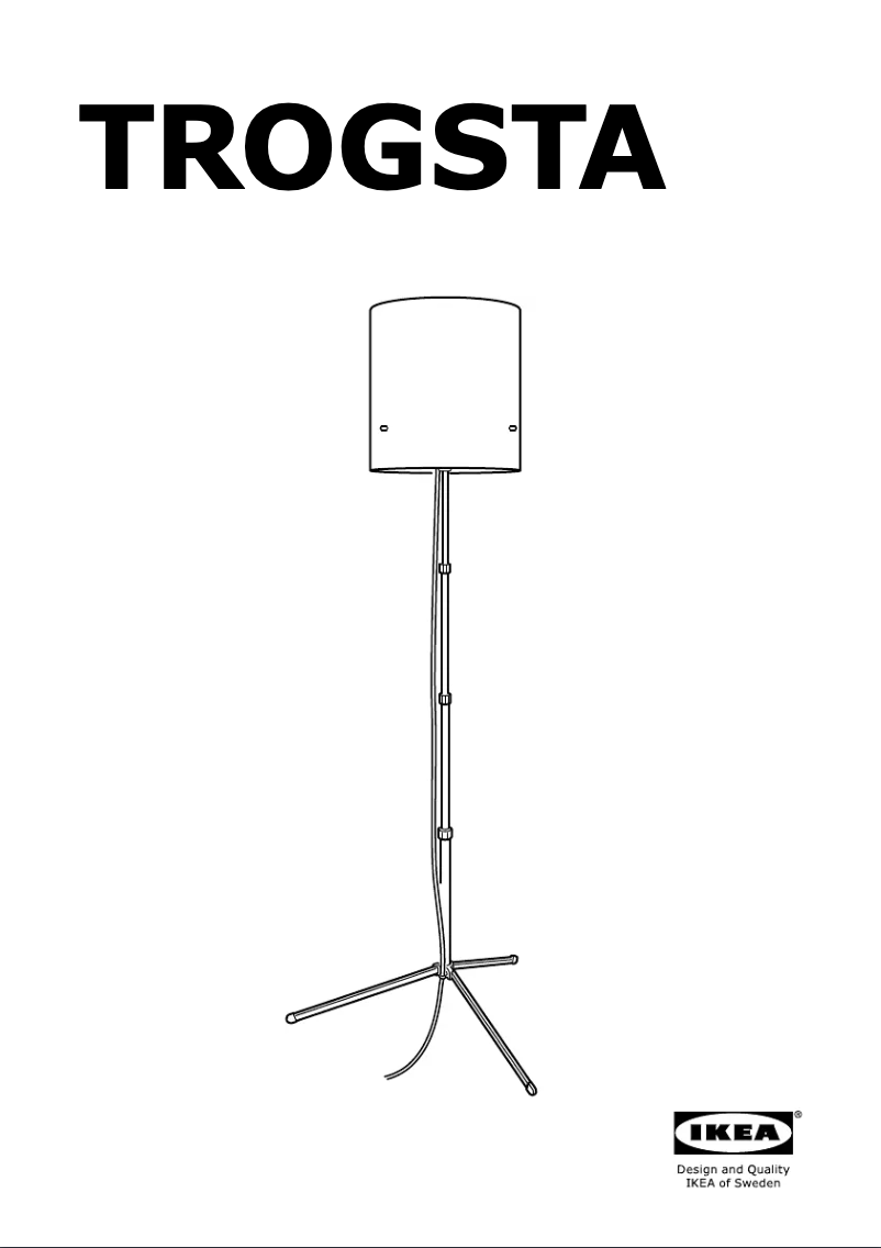 Image de la première page du manuel de l'appareil TROGSTA