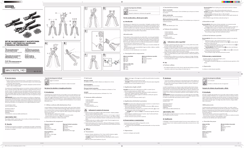 Page n°1 - Manuel utilisateur Powerfix IAN 318378