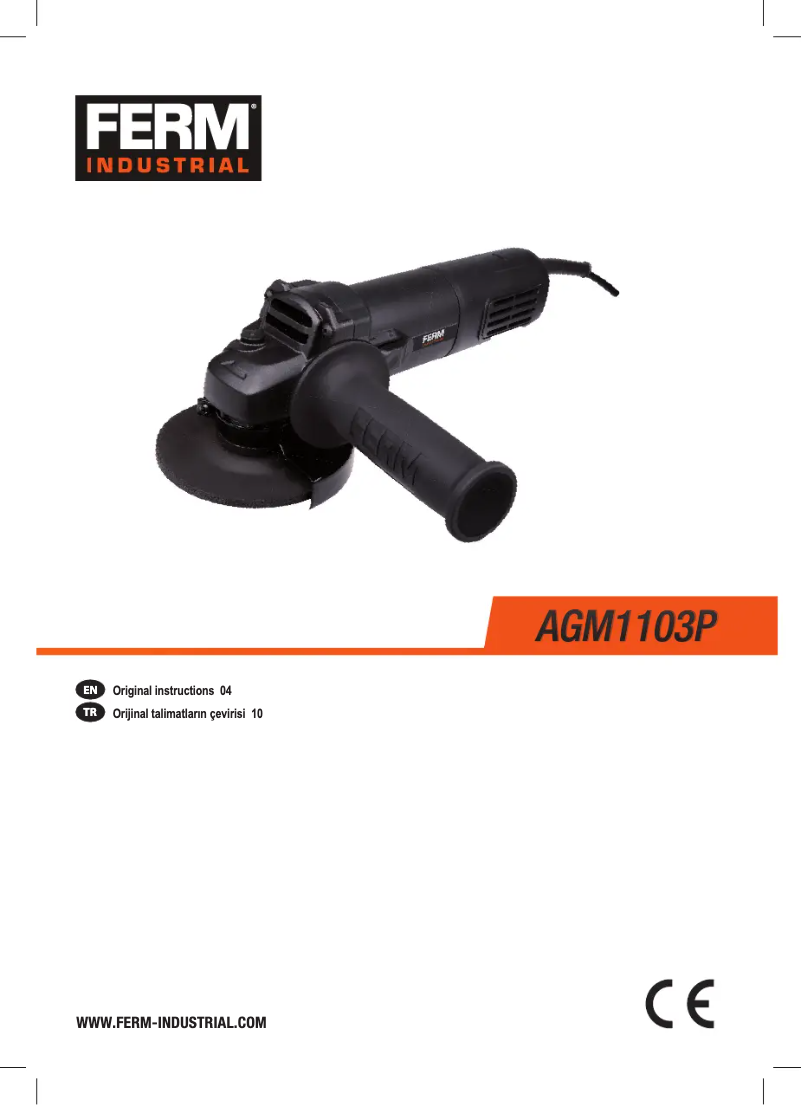 Page n°1 - Manuel utilisateur Ferm AGM1103P