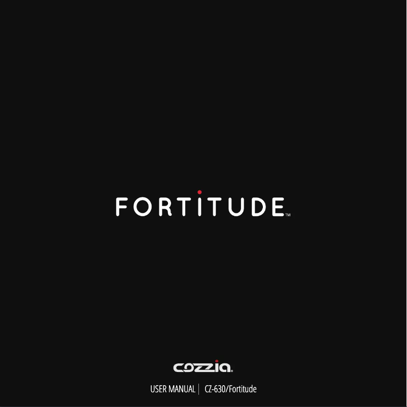 Page n°1 - Manuel utilisateur Cozzia CZ-630