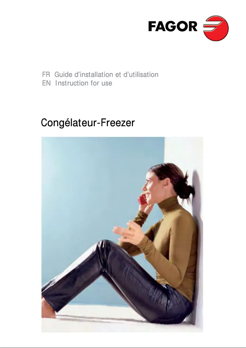 Image de la première page du manuel de l'appareil ZFJ1725X