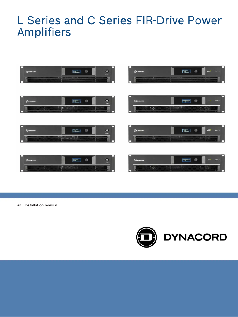 Image de la première page du manuel de l'appareil L3600FD DSP