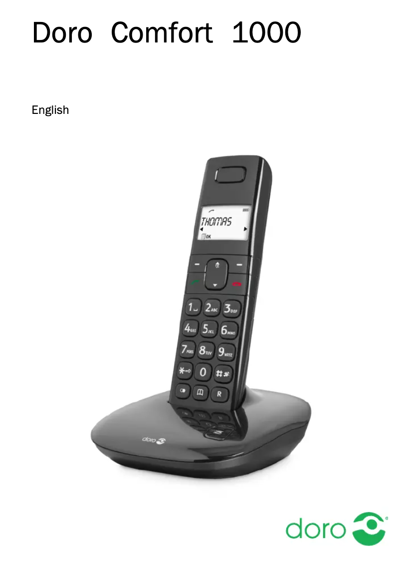 Page 1 de la notice Manuel utilisateur Doro Comfort 1000