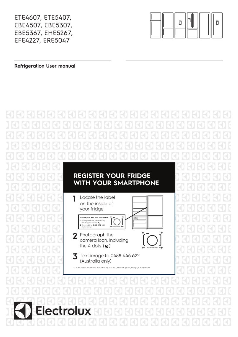 Page 1 de la notice Mode d'emploi Electrolux EHE5267SB