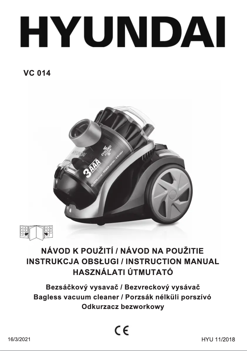 Image de la première page du manuel de l'appareil VC 014