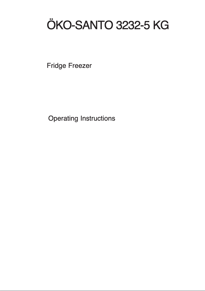 Page 1 de la notice Manuel utilisateur AEG Santo 3232-5KG