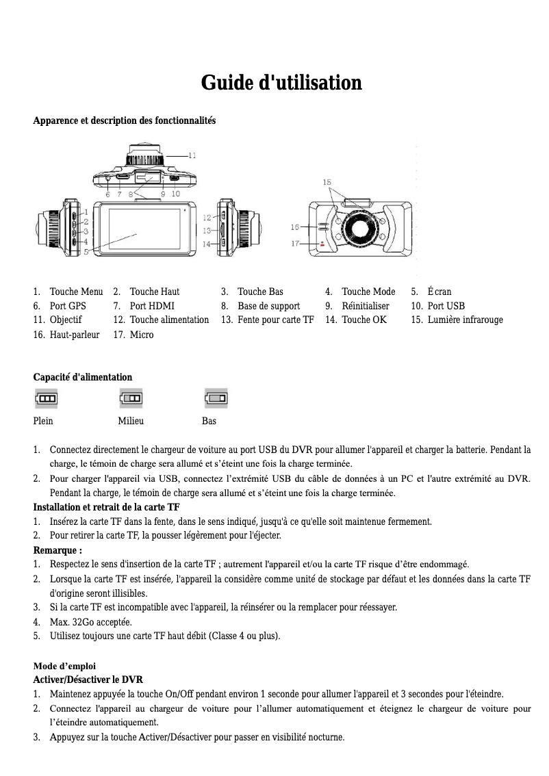 Image de la première page du manuel de l'appareil CCT-5000