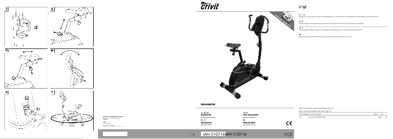 Página 1 del manual Manual de usuario Crivit IAN 310716