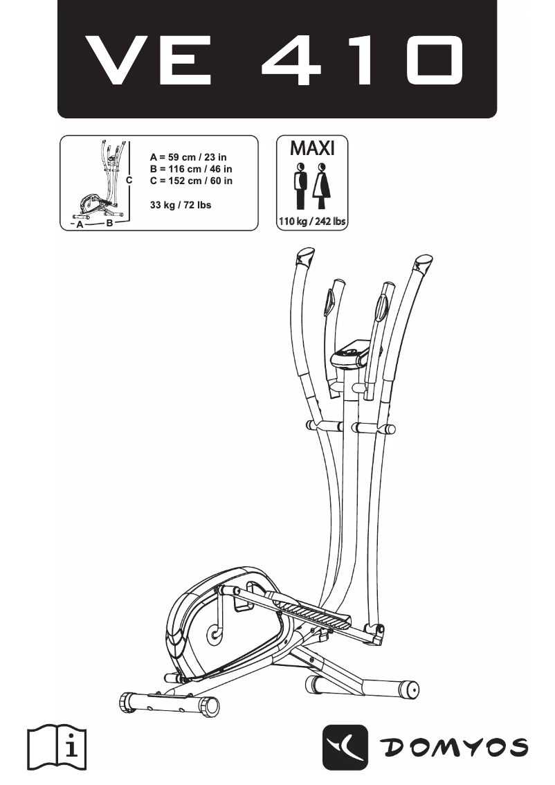 Page 1 de la notice Manuel utilisateur Domyos VE 410