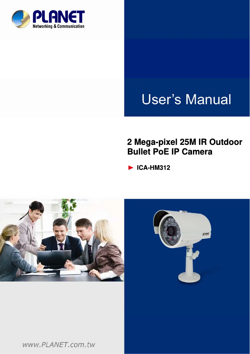 Page 1 de la notice Manuel utilisateur Planet ICA-HM312