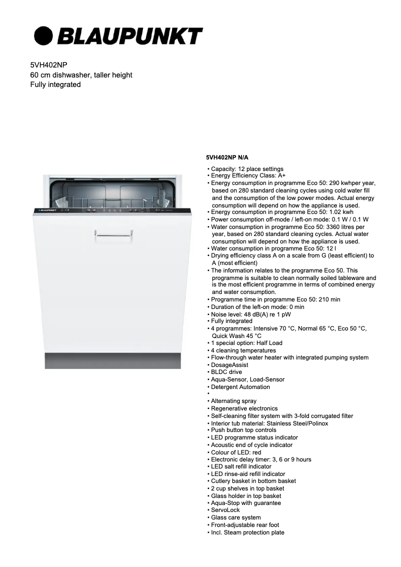 Image de la première page du manuel de l'appareil 5VH402NP