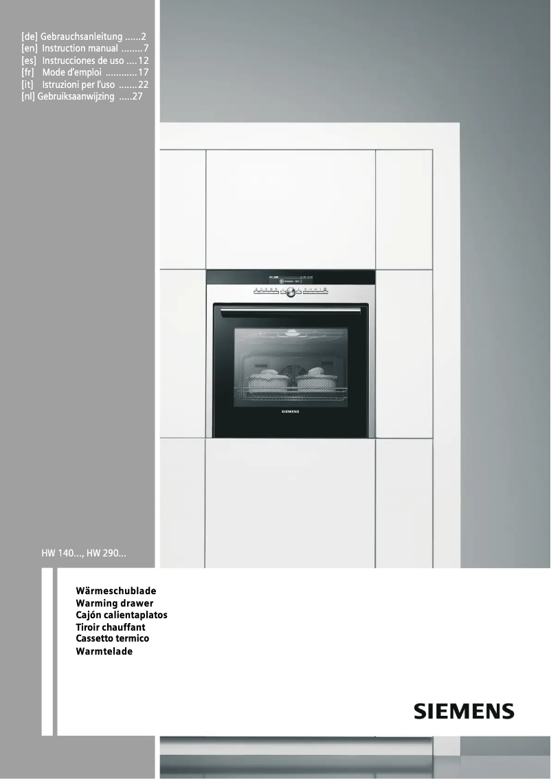 Image de la première page du manuel de l'appareil HW1405P2