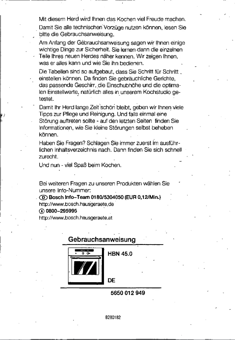 Image de la première page du manuel de l'appareil HBN4520