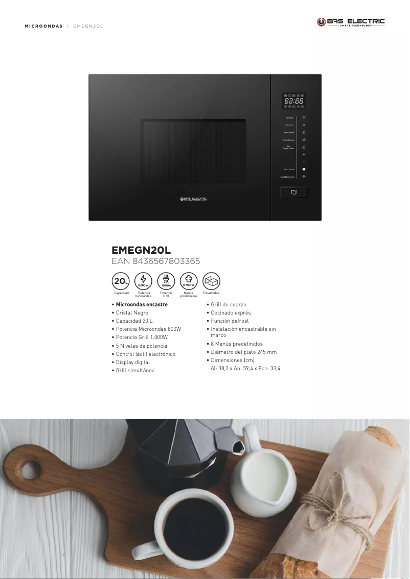 Image de la première page du manuel de l'appareil EMEGN20L