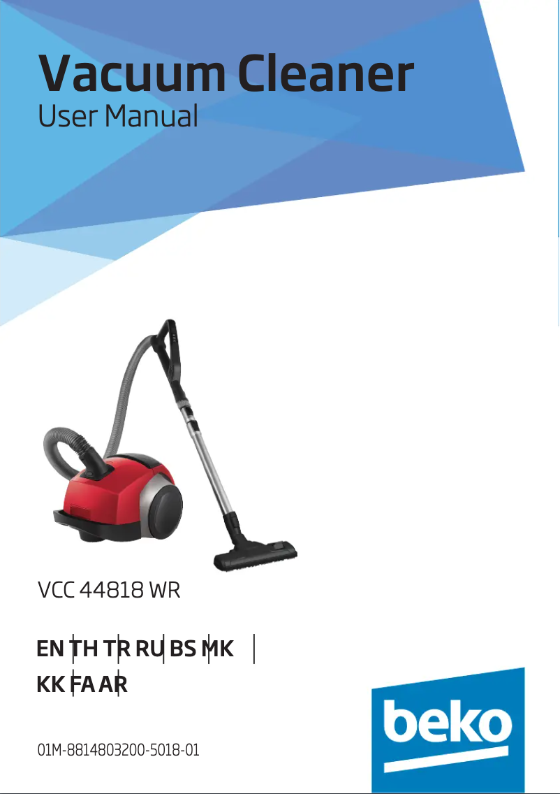 Image de la première page du manuel de l'appareil VCC 44818 WR