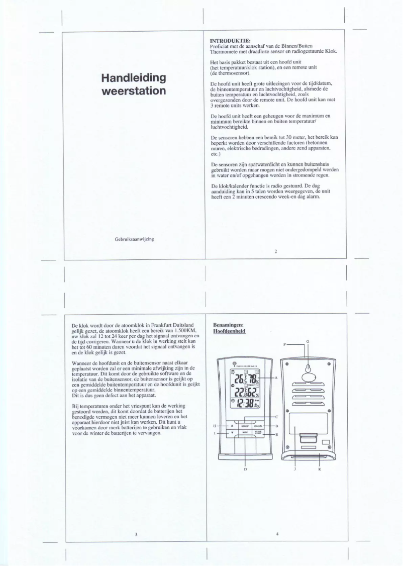 Image de la première page du manuel de l'appareil WX360M