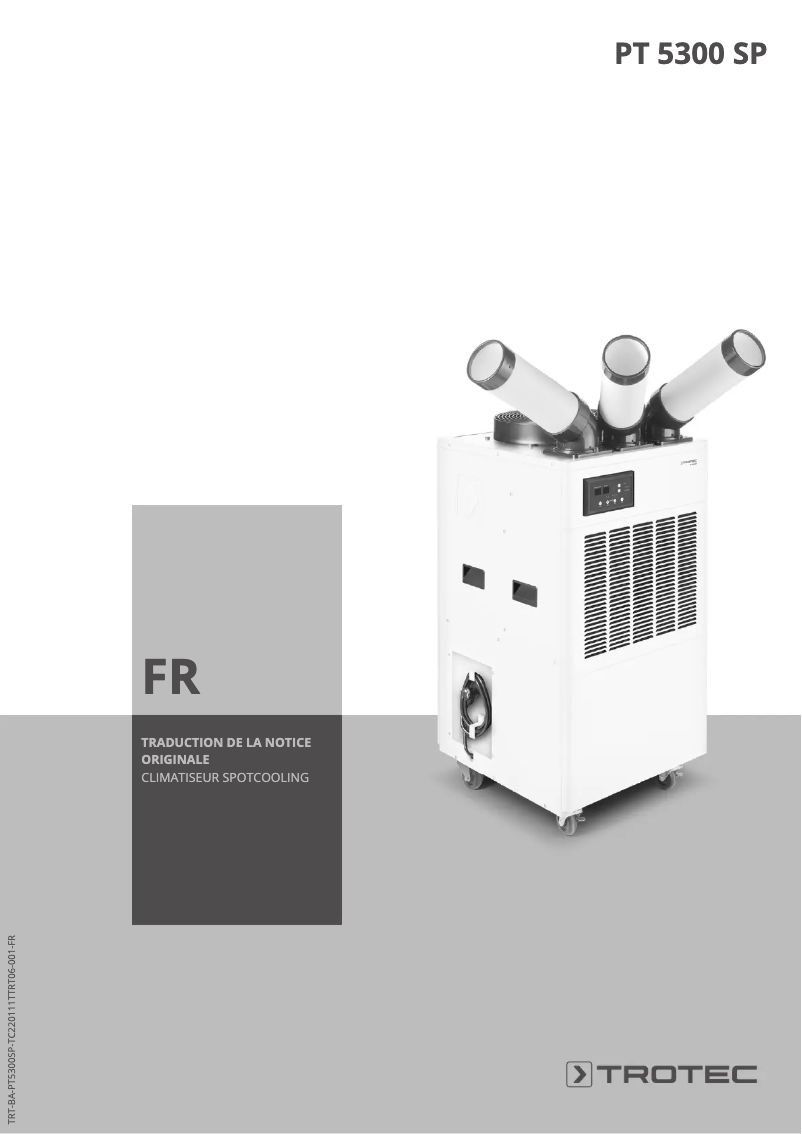 Image de la première page du manuel de l'appareil PT 5300 SP