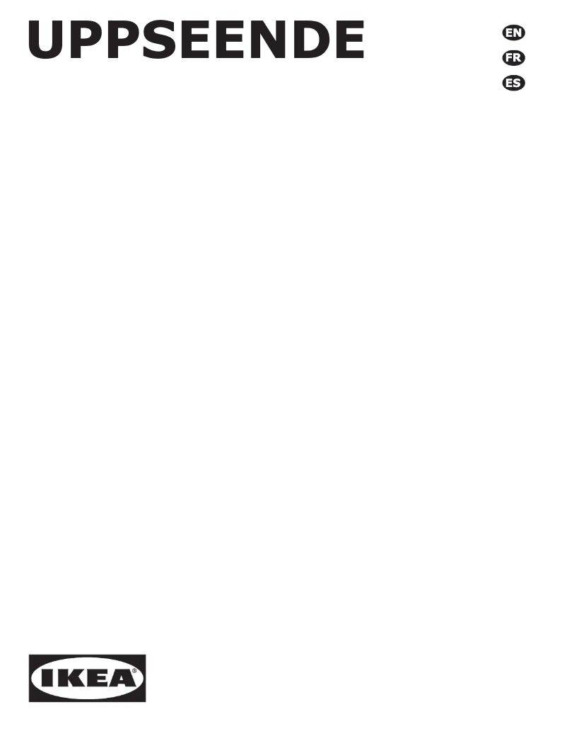 Image de la première page du manuel de l'appareil UPPSEENDE 204.621.65