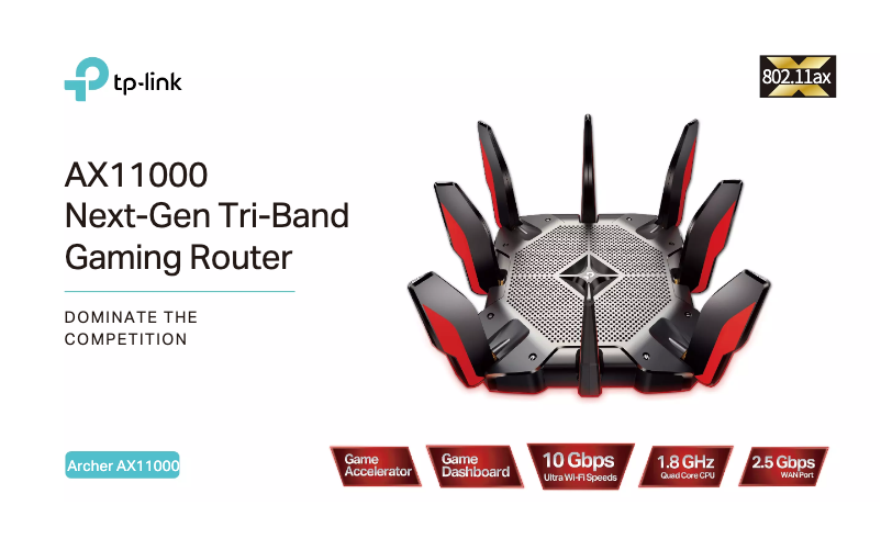 Página 1 del manual Ficha técnica TP-Link AX11000