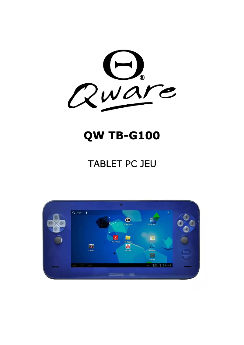 Image de la première page du manuel de l'appareil TB-G100