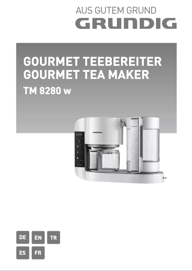 Page n°1 - Manuel utilisateur Grundig TM 8280W