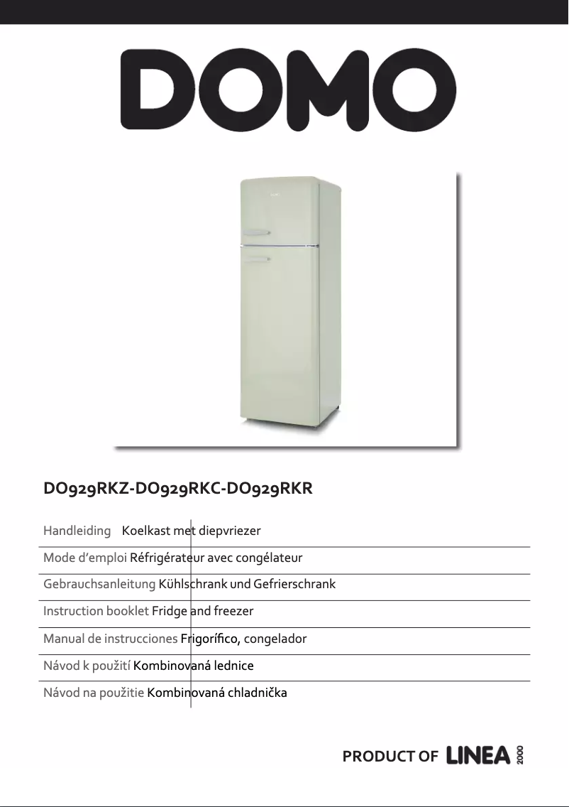 Page n°1 - Manuel utilisateur Domo DO929RKC