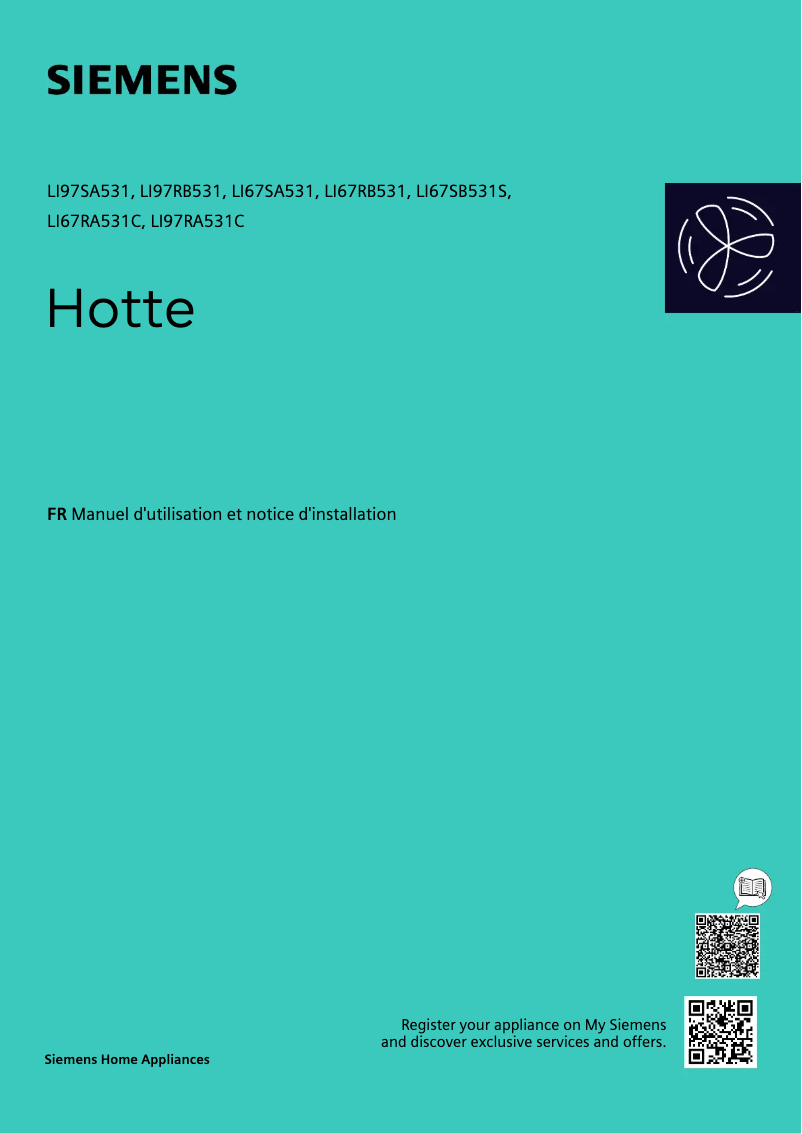 Page n°1 - Manuel utilisateur Siemens LI97RB531