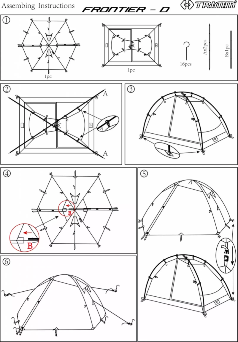 Página 1 del manual Manual de usuario Trimm Frontier - D