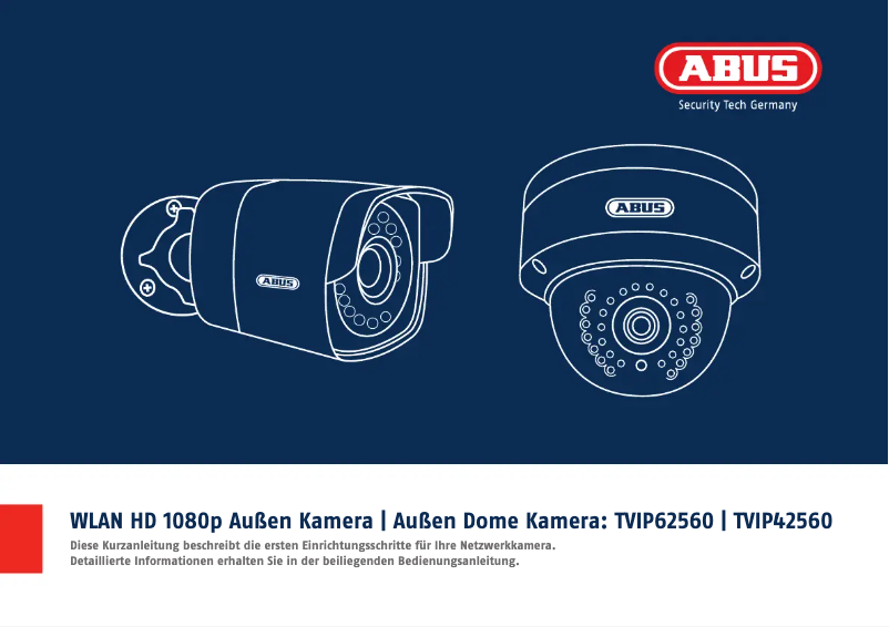 Image de la première page du manuel de l'appareil TVIP62560