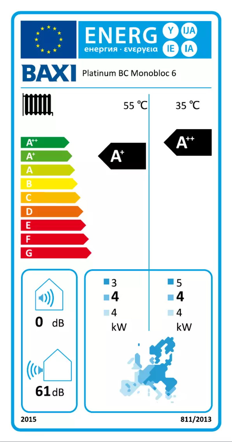Page 1 de la notice Manuel utilisateur Baxi 6MR