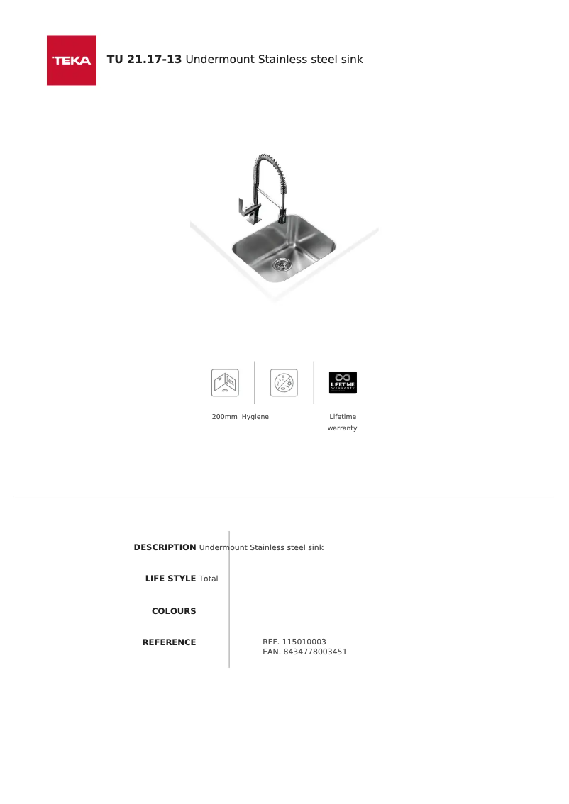 Image de la première page du manuel de l'appareil TU 21.17-8