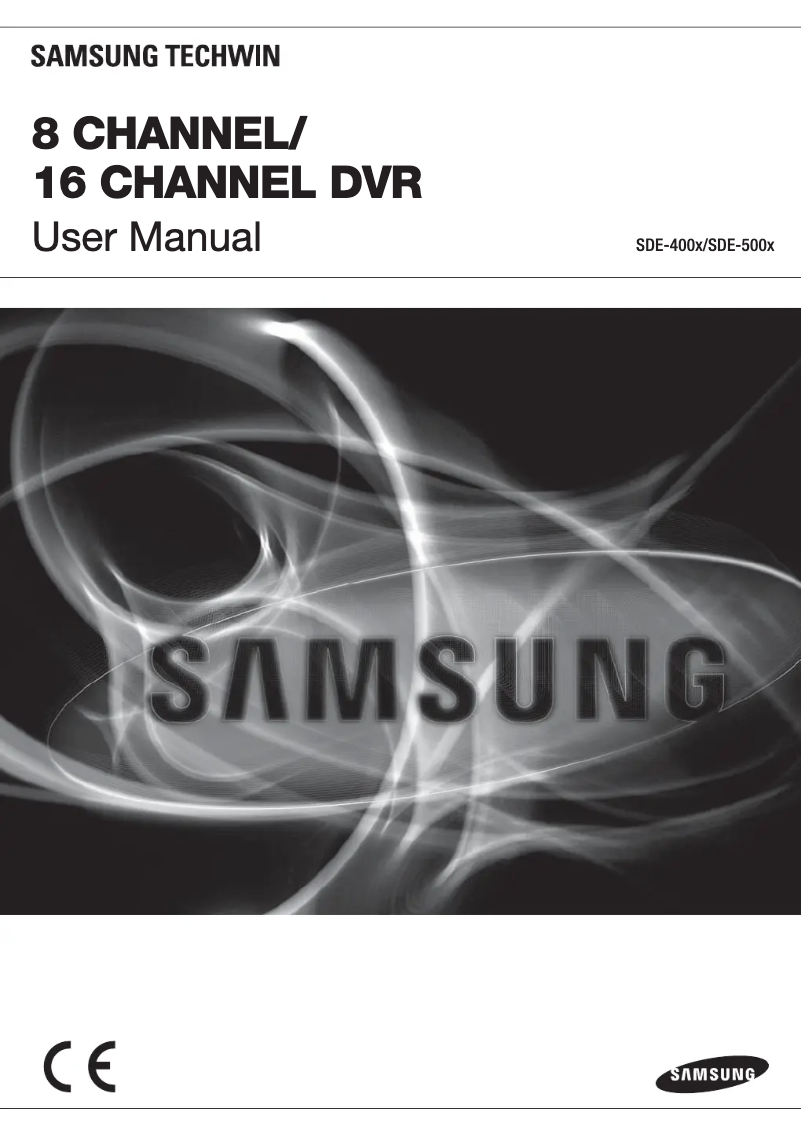 Page 1 de la notice Manuel utilisateur Samsung SDE-4003N
