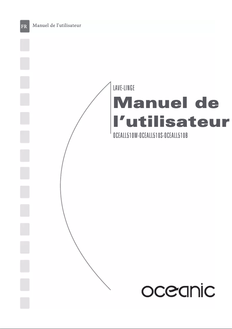 Imagen de la primera página del manual del dispositivo OCEALL510S