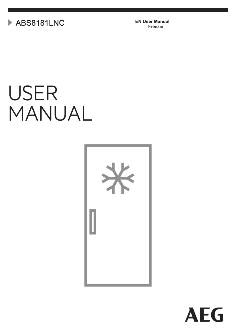 Image de la première page du manuel de l'appareil ABS8181LNC