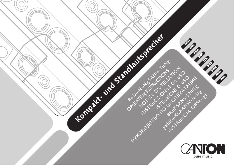 First page image of the manual for Vento 856.2