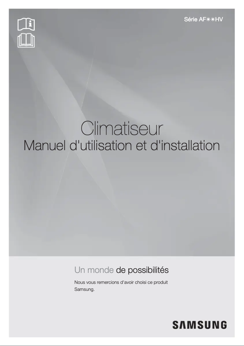 Page 1 de la notice Manuel utilisateur Samsung AF30HVFMAWKX