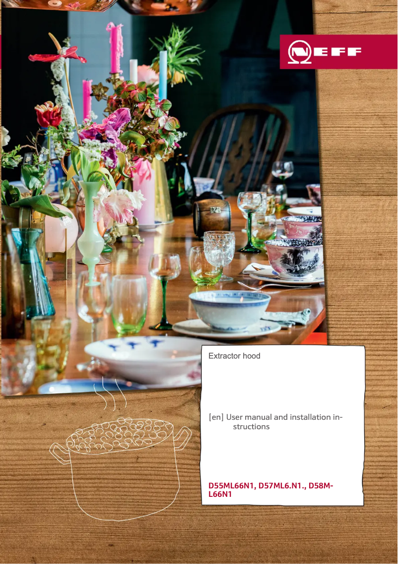 Page 1 of the manual User Manual Neff D57ML67N1B